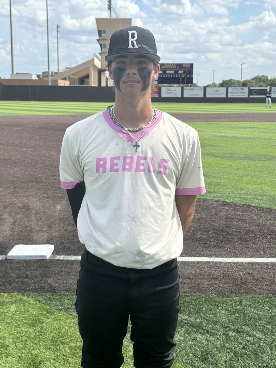 FiveToolTexas's tweet photo. #SummerClassicSS F: @WylieRebels 17U 7, NTX Elite Altobelli 2
PoG: @RiddickMcClell1 2-3, 2 2B, 2 RBI, R, BB, SB https://t.co/ffT2vhcJBu
