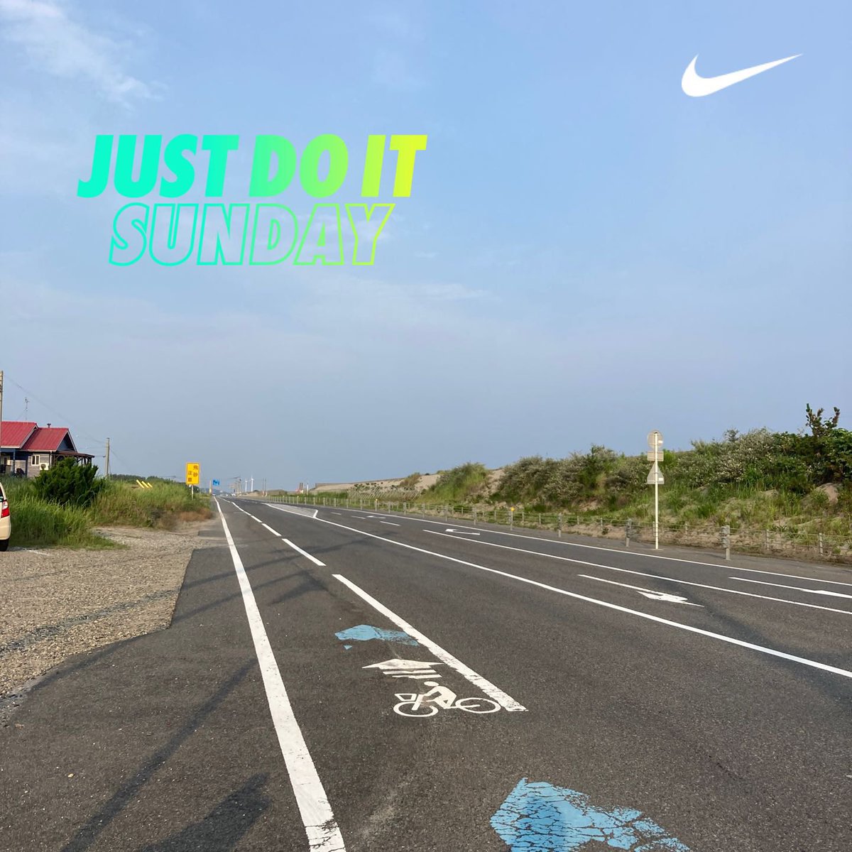 takataka1972ab's tweet image. おはようございます☀
今日は昨日までと変わって夏の青空🌻
早朝なので気温はまだまだ高くなく空気も澄んでいて気持ちいいけど走り終わった瞬間滝汗💦

#朝ラン #JUSTDOITSUNDAY