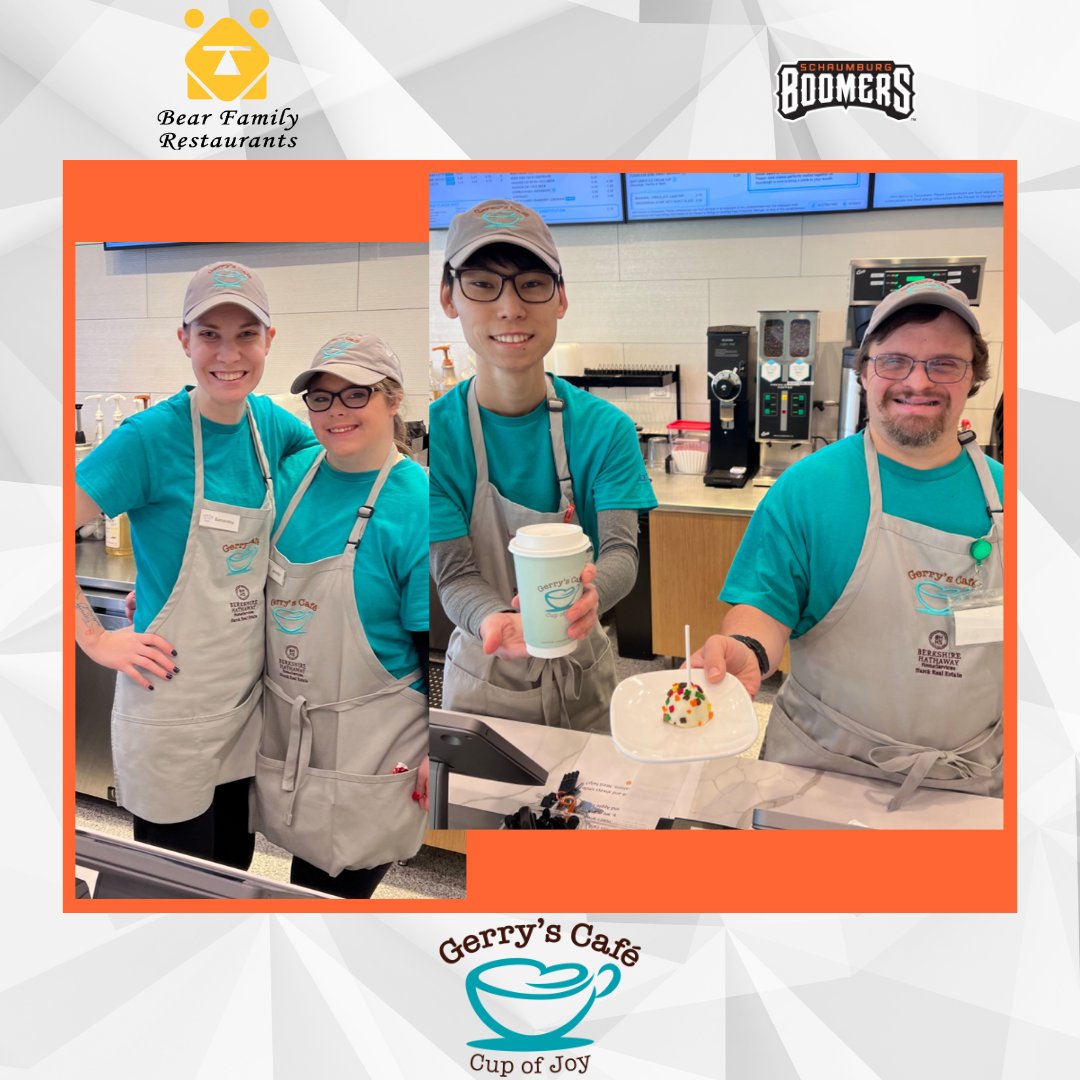 boomersbaseball's tweet photo. Non-Profit Spotlight presented by Bear Family McDonalds!

Gerry's Cafe's mission is to operate a community destination café that offers craft food and beverages prepared and served by employees 22 and older with intellectual and developmental disabilities. 

#boomercountry https://t.co/p2zKQ1Ecus