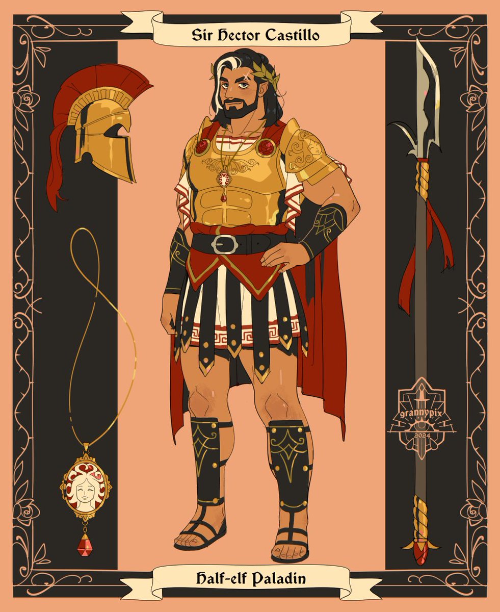 「Please tell him he's pretty #dndart 」|Sam—now on blue-rayのイラスト