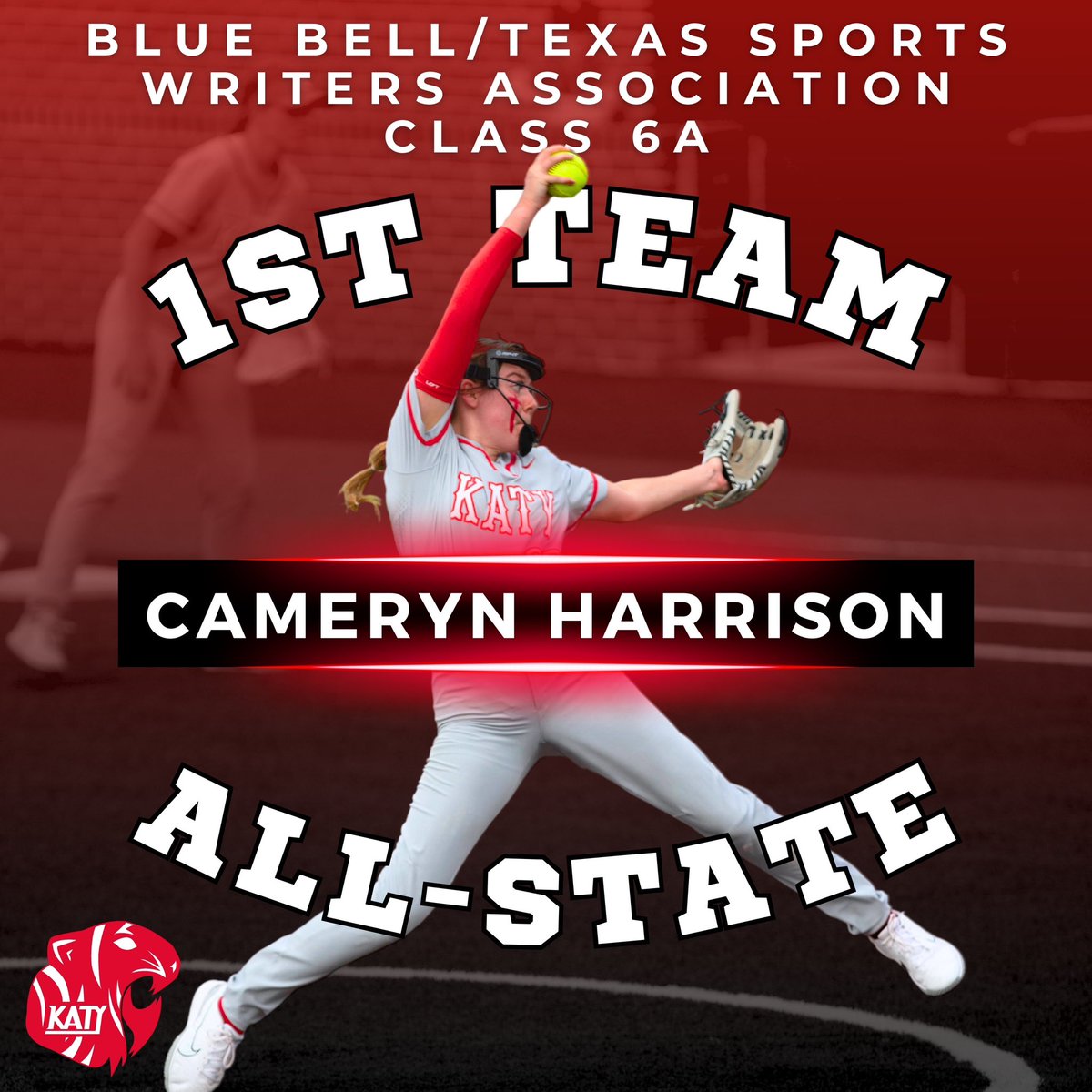 Katysoftball1's tweet photo. Congratulations to our Tigers that were honored by the blue bell/ Texas sports writers association! 
@camharrison25 @ashtynreichardt  @MontgomeryHend8  @eksoftball2026 https://t.co/y1VsJsLhkt