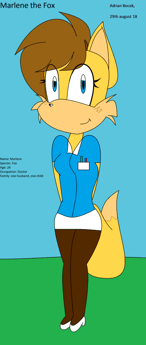 AdrianBoce45834's tweet photo. Dr. Marlene the Fox 
#doctor #uniform #skirt #pantyhose #nylon #tights #highheels #fox https://t.co/y3Y9tuAYsx