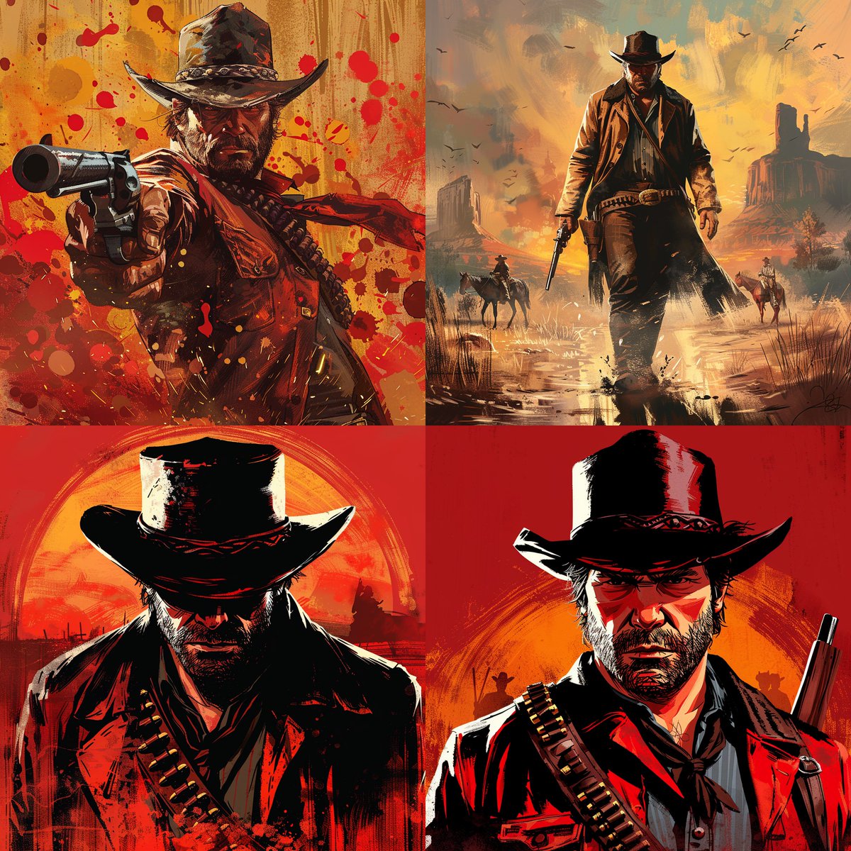 Token_Pac's tweet photo. Here's what the neural network generated when asked for Red Dead Redemption 2. It completely captured the atmosphere, and most importantly, the image quality is outstanding...
#PAC #PAC_PROJECT #PACProject