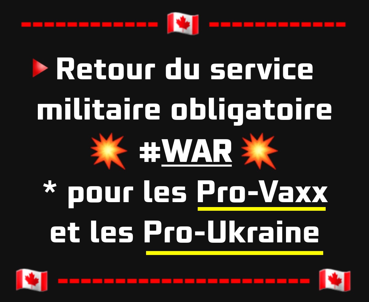 ERROR404at2022's tweet image. ⚠️
Les #ProVaccins/#ProUkraine
doivent-ils remplir leurs devoirs de citoyens dans cette guerre ? 

■ OUI 
"ils sont majeurs et vacciner"

 .