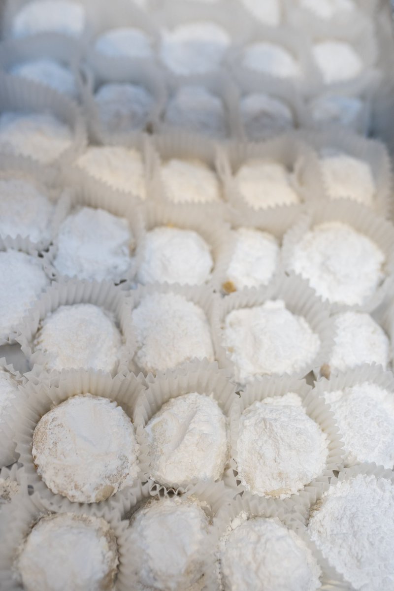 IndyGreekFest's tweet photo. Thinking about these powdered sweet delights and more from our Ζαχαροπλαστείο | Bakery! 

💙 Friday, August 23, 2024 | 4PM-10PM 
💙 Saturday, August 24, 2024 | 11AM-10PM
📍 3500 W 106th St Carmel, IN 46032 https://t.co/U1Xa9qxBtY