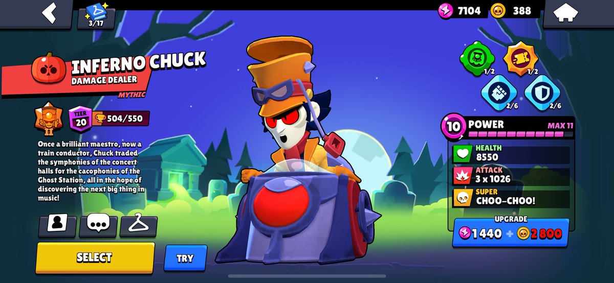 Firepunchanime's tweet photo. Day 1319: still no new developments with the fire punch anime… I gotta take matters into my own hands soon

I’m addicted to brawl stars, it’s so fun I love brawl stars 😸😸 I unlocked Chuck last night and already got him to tier 20 lmao, he’s fun https://t.co/52A2arRhwy