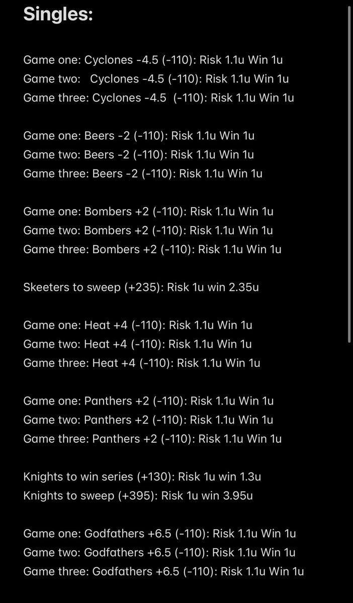 ORWBL Bets tweet media