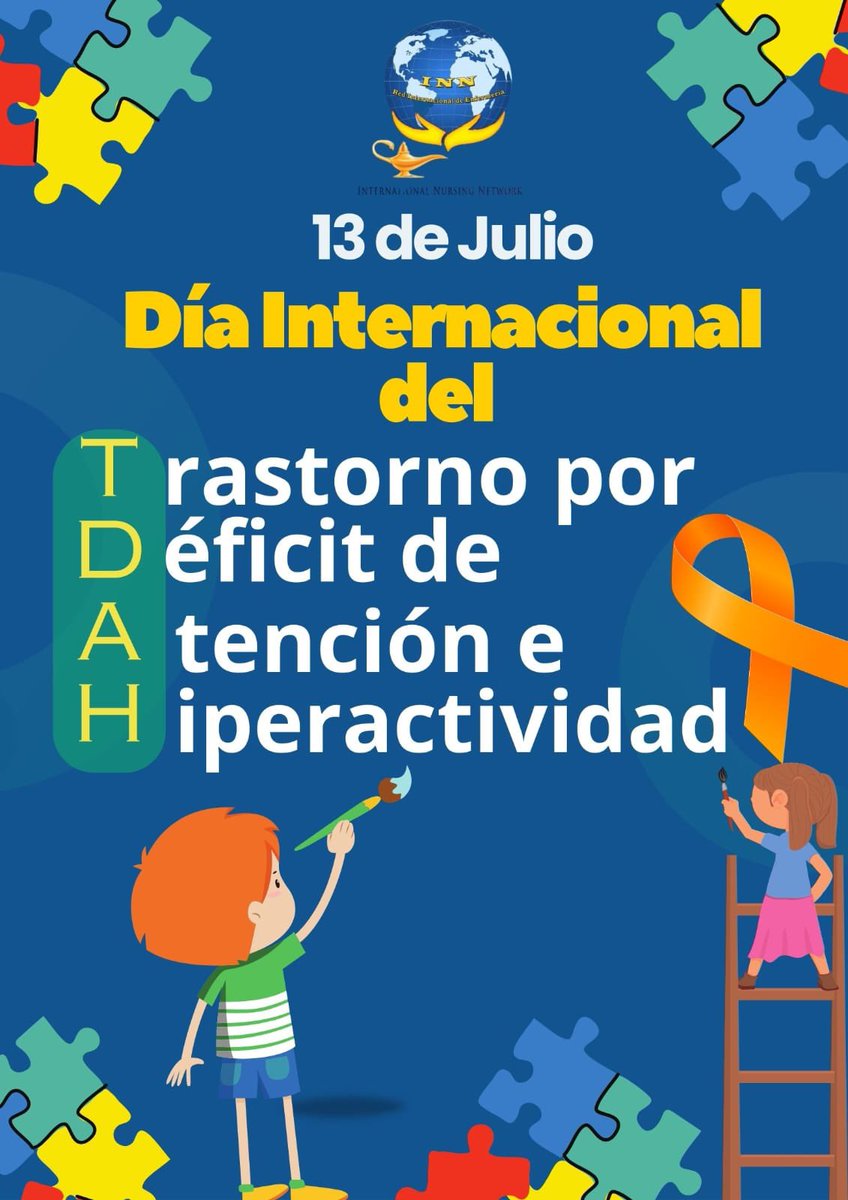 inursingn's tweet photo. 🌟 Hoy, en el Día Internacional del TDAH, destacamos el papel vital de la enfermería en el cuidado de pacientes con este trastorno. Las enfermeras brindan apoyo emocional, educación y coordinación con otros profesionales para un tratamiento integral. ¡Gracias por su dedicación! https://t.co/5Xj7mfAoIZ