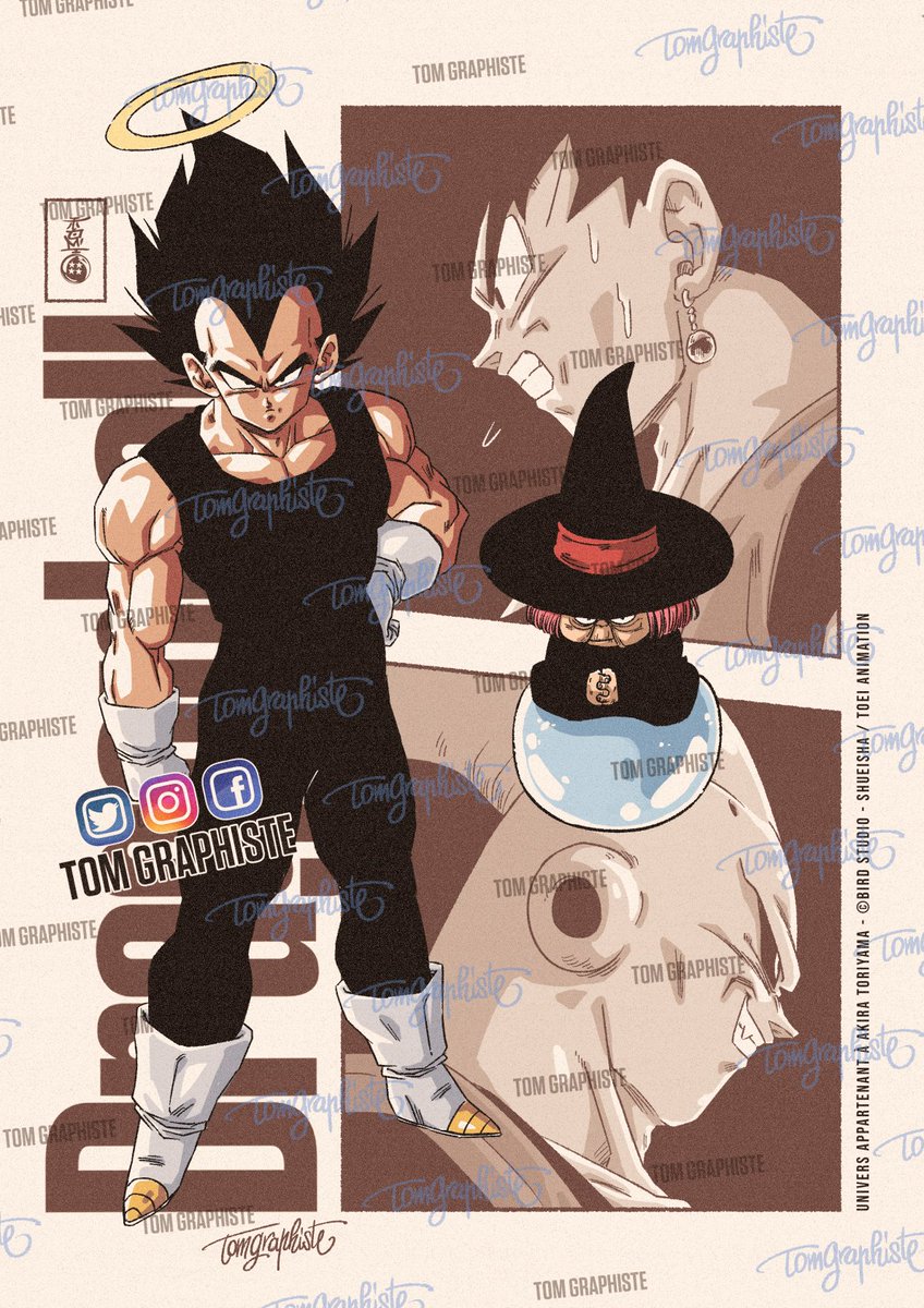Les amis, voici une illustration réalisée il y a plusieurs mois et que je n'avais jamais présentée.... Encore du Vegeta me diriez vous !?  Rhoooo j'y peux rien, il m'inspire !!😊 Nooon en fait, la vraie raison c'est que c'est le Saiyan le plus facile à dessiner ! 😅