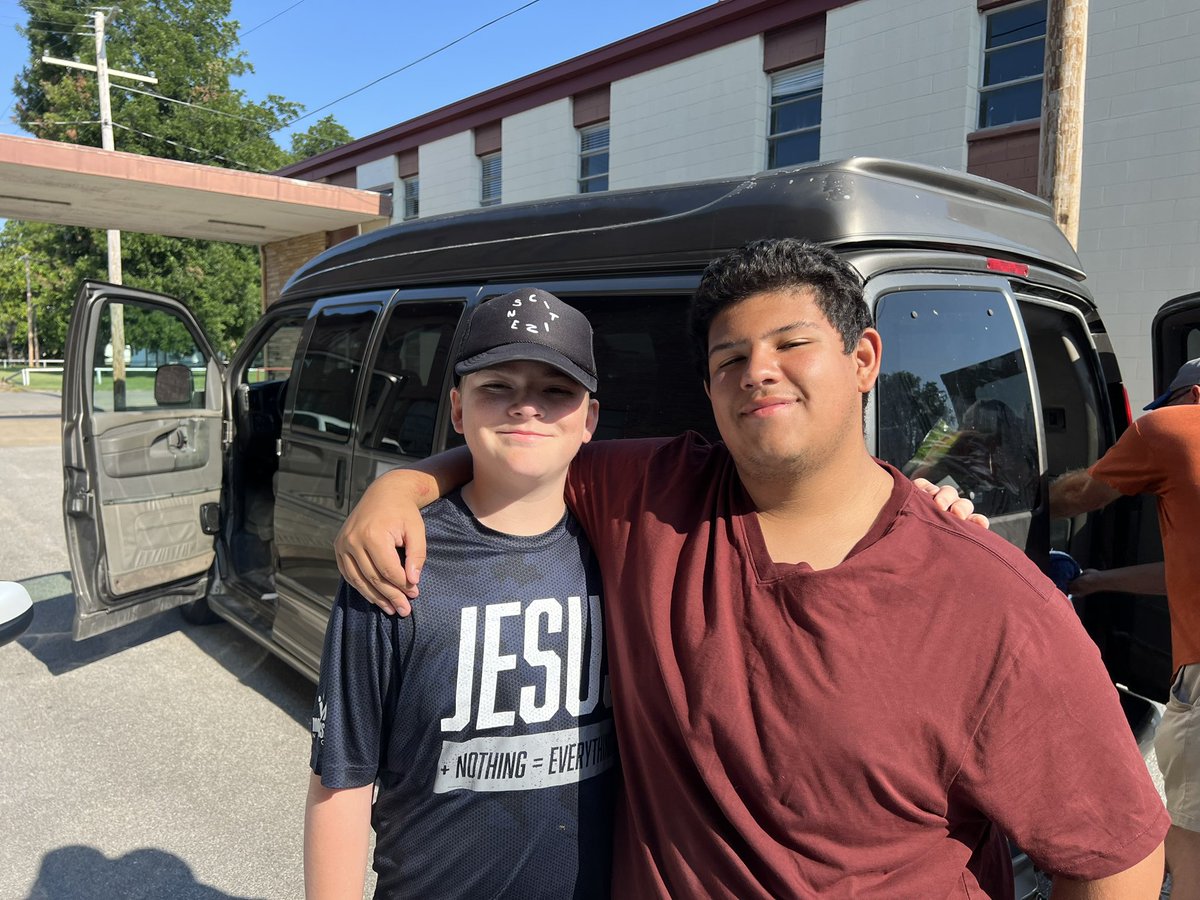 The one thing I am thankful about our mission teams coming to Tulsa-my kids make great friends!