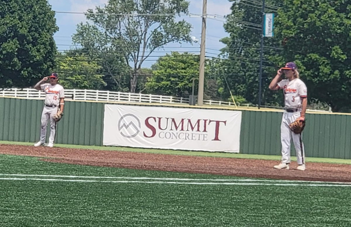 RockSoldier18's tweet photo. @kansas_curve Mies wins today 6-2 over Mission Baseball of Cleveland, TN. Drew's ABs: BB, BB, HBP, &amp; a flyout - JUST missed it. Also had a nice diving play to save, at least, one run in the final inning. Drew &amp; Tommy on the right side together. @Drew82134571 https://t.co/PZhqG8INM3