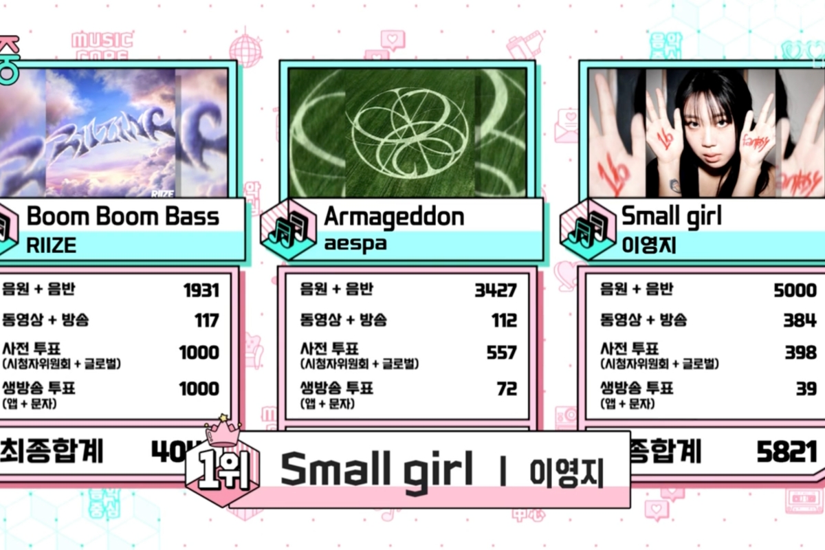 soompi's tweet photo. WATCH: #LeeYoungJi Takes #SmallGirl4thWin On "Music Core"; Performances By #ENHYPEN, #GIDLE, #NewJeans, And More
https://t.co/CZQOb5NkKN https://t.co/HQW6DNCZb6