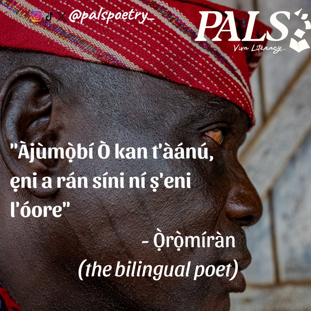 PALS_Poetry's tweet photo. "A friend in need is a friend indeed, and fair-weather friends never make true friends"... Meditate on this curled quote from the Poem "Àjùmọ̀bí" by our distinguished bilingual poet - Ọ̀rọ̀míràn.
Unleash Your Creativity!
#OpenMicFUTA #PALS #AkureTechHub #vivaliteracy https://t.co/J96m0wq4tL