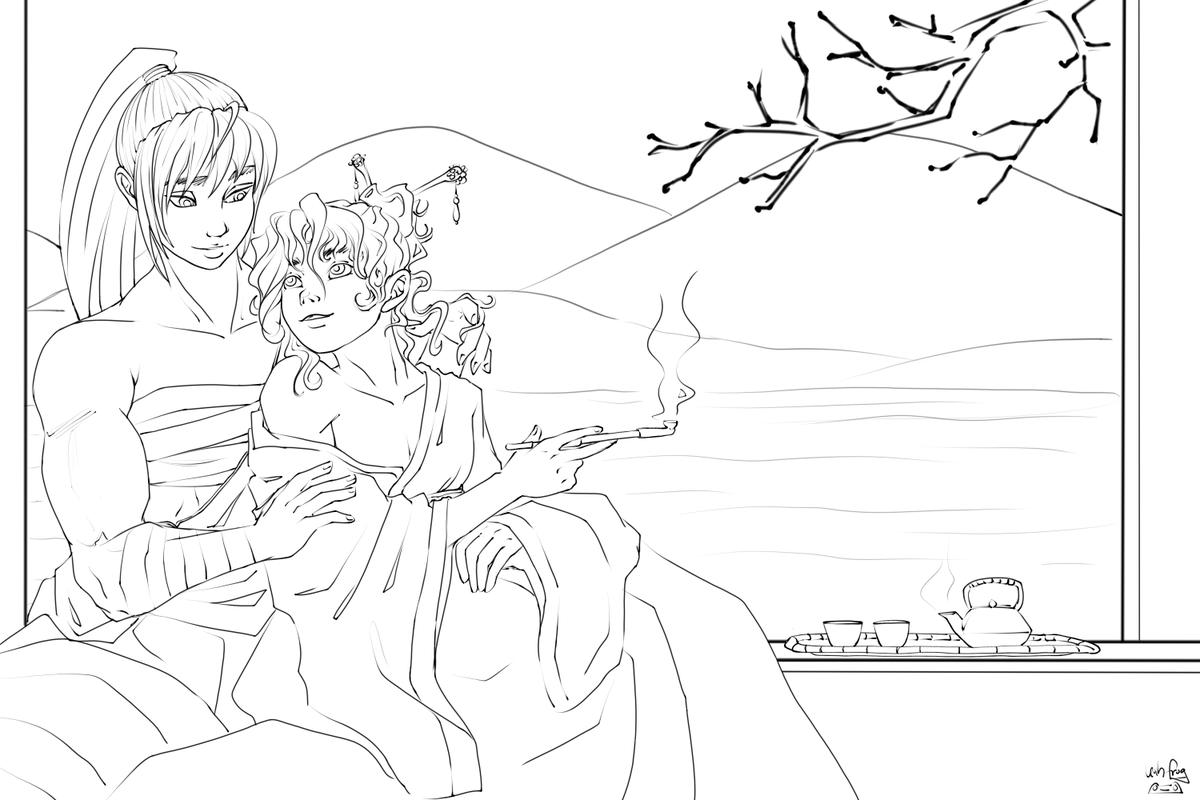 leahfrog.bsky.social (@thealooffrog) on Twitter photo Did two fun as heck collabs of Rowan/Nova with <a href="/AioleS/">Aiole le Sauce</a>. Left piece is her line art and my colors. Right is my lineart - she'll post the finished piece soon, so go follow her if you aren't already :)
#theviridiandream #collaboration Did two fun as heck collabs of Rowan/Nova with <a href="/AioleS/">Aiole le Sauce</a>. Left piece is her line art and my colors. Right is my lineart - she'll post the finished piece soon, so go follow her if you aren't already :)
#theviridiandream #collaboration
