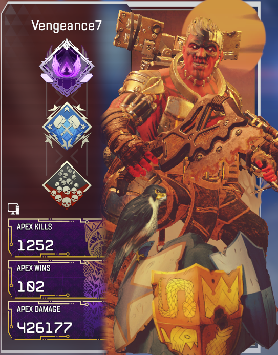 VengeanceSven's tweet photo. Gibraltar 20 Kill Badge Complete
Let's Go!
#ApexLegends #Vengeance7 https://t.co/duMRZCAJbO