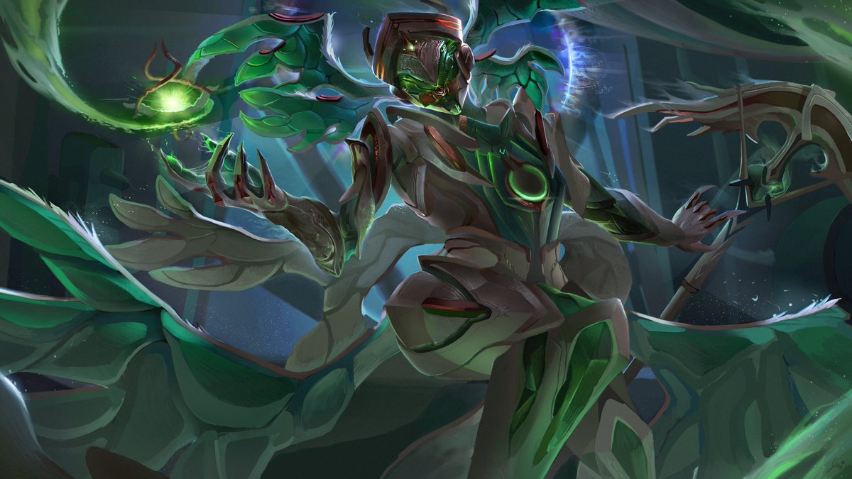 LolKraTO's tweet image. #digitalextremes #Warframe #warframefanart #tennocreate #art #TennoCon2024
Fine jade fan splash art 😇and the process💚