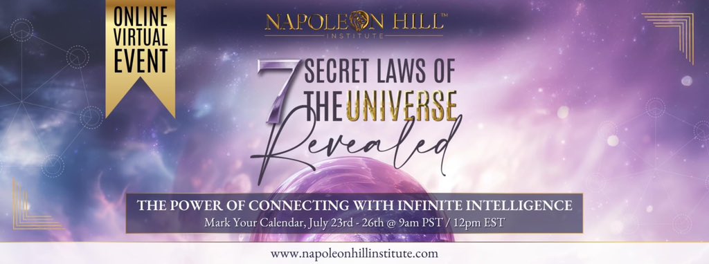 LinenOak's tweet image. napoleonhillinstitute.com/a/2147905080/9…