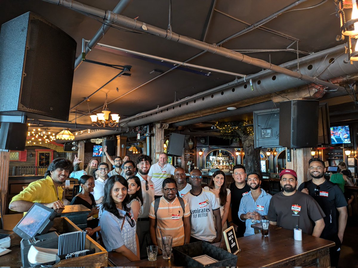 tobinansong's tweet photo. Here's a pic from All-In Summer Meetup, Toronto with @rushi877 @AiyarVarun

@theallinpod @chamath @Jason @DavidSacks @friedberg getting together in real life on @getriver_io https://t.co/ook0h9QmW0