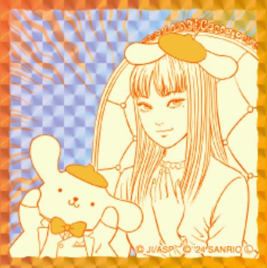 New illustrations from the Junji Ito x Hello Kitty collaboration