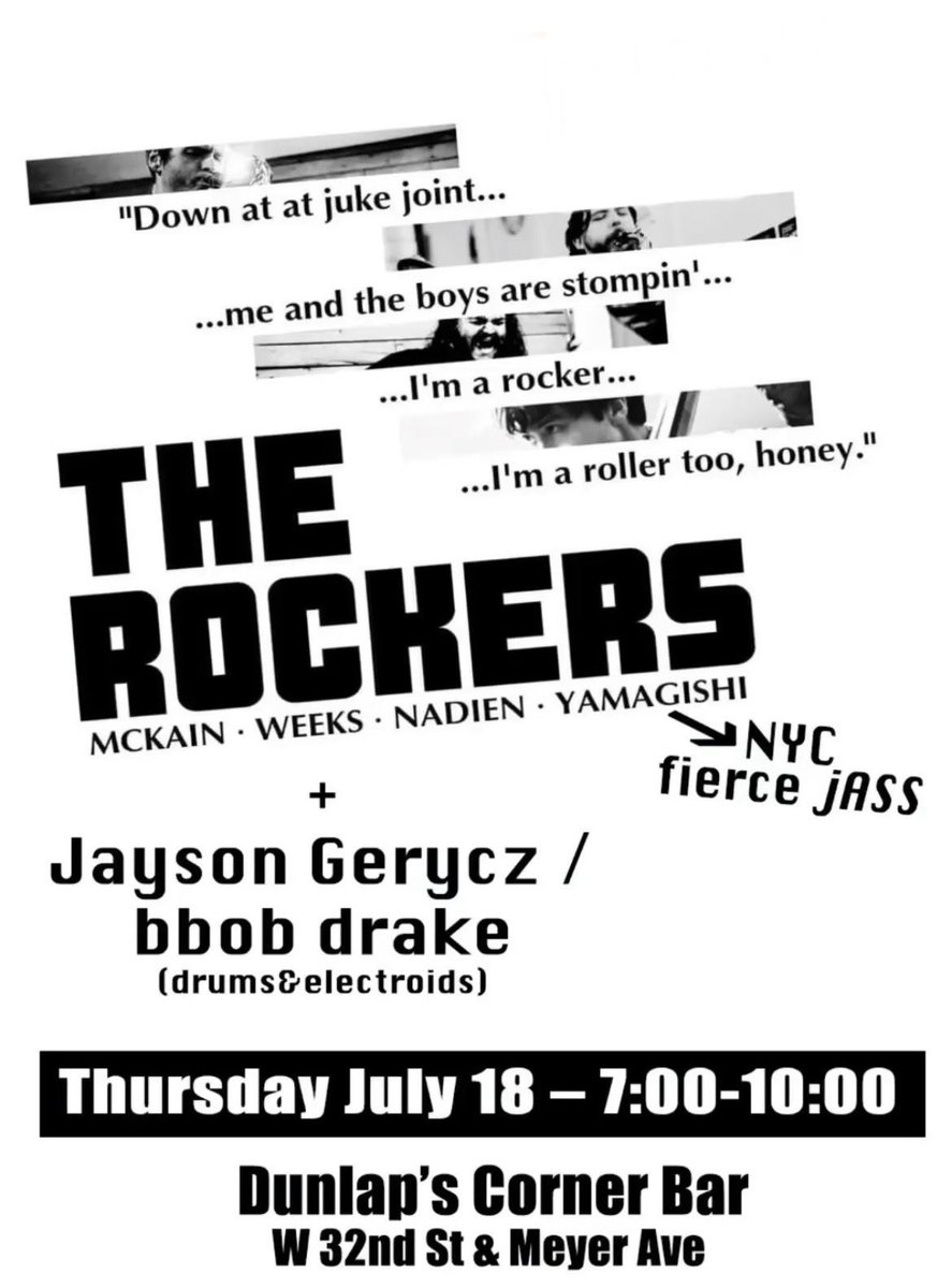The ensemble responsible for “A Man’s Image” are rolling through Cleveland next week, and Jayson of Monocot notoriety is supporting (with the legend Bbob Drake—first duo set ever!) What could be better?