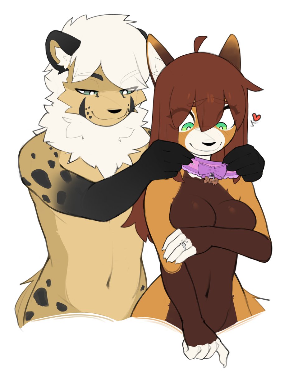 First the ring 💍, now for the collar! 🐕‍🦺💕

Art 🎨 by the talented <a href="/DarkDomas/">Domas</a>!