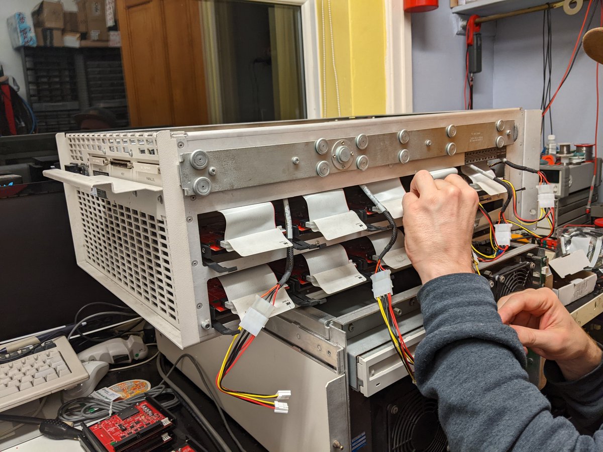 DextersTechLab's tweet image. 20 ZuluSCSI RP2040 disk emulators ready to be installed into my #Quantel Dylan video disk array. Fingers crossed this means i can get my Quantel HAL running for full video compositing and effects.😍