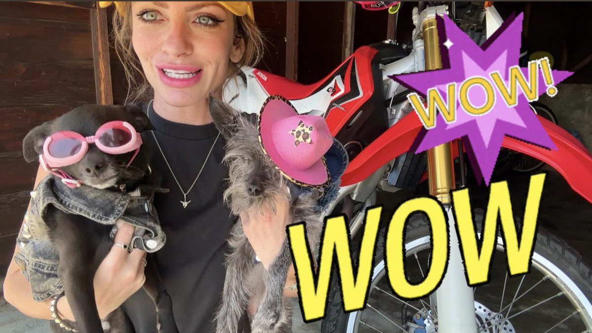 Cody Renee Cameron (@heyitscodee) on Twitter photo How The Heck to Ride Dirt Bikes w/ Dogs 
youtu.be/-qZX1o42PKE?si… How The Heck to Ride Dirt Bikes w/ Dogs 
youtu.be/-qZX1o42PKE?si…