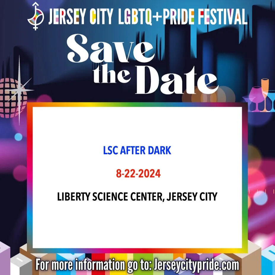 Join us for an unforgettable night at LSC After Dark! 🌈✨ On August 22, from 6:00 pm to 10:00 pm, Liberty Science Center and the Jersey City LGBTQ+ Pride Festival present a night of smoking cocktails, delicious bites, and a twist of science! This exclusive 21+ event will feature