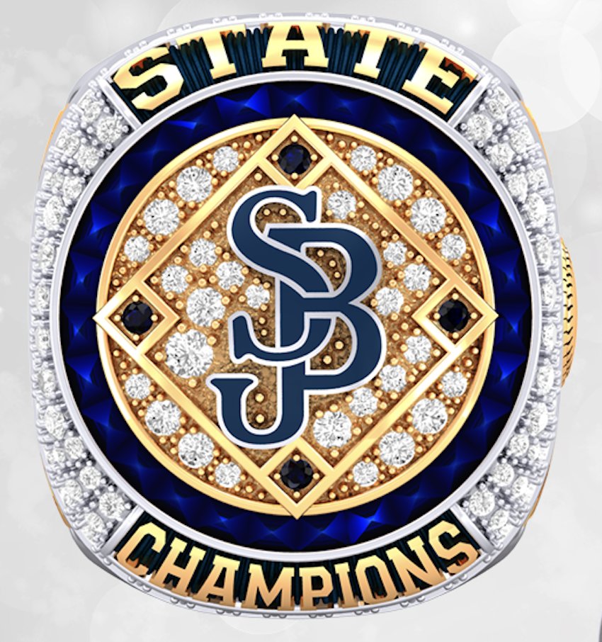 SJBoscoBaseball's tweet image. Bosco Baseball is proud to partner with Baron Championship Rings to commemorate St John Bosco’s first-ever CIF State Baseball Championship in school history! #boscobaseball #stjohnbosco #stjohnboscobaseball #destinationbosco #baronchampionshiprings