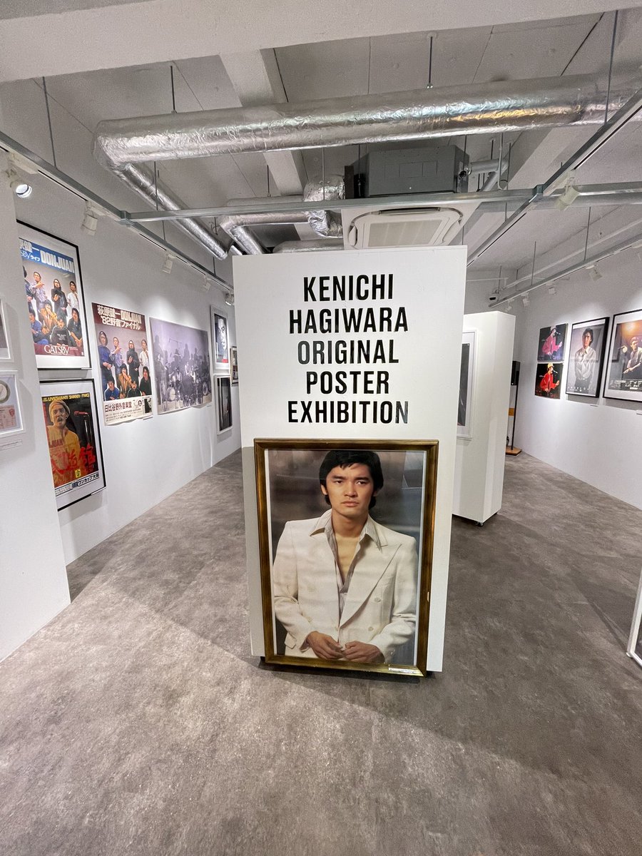 萩原健一ポスター展 初日大盛況、大成功でした！ 本日も 13時から18時