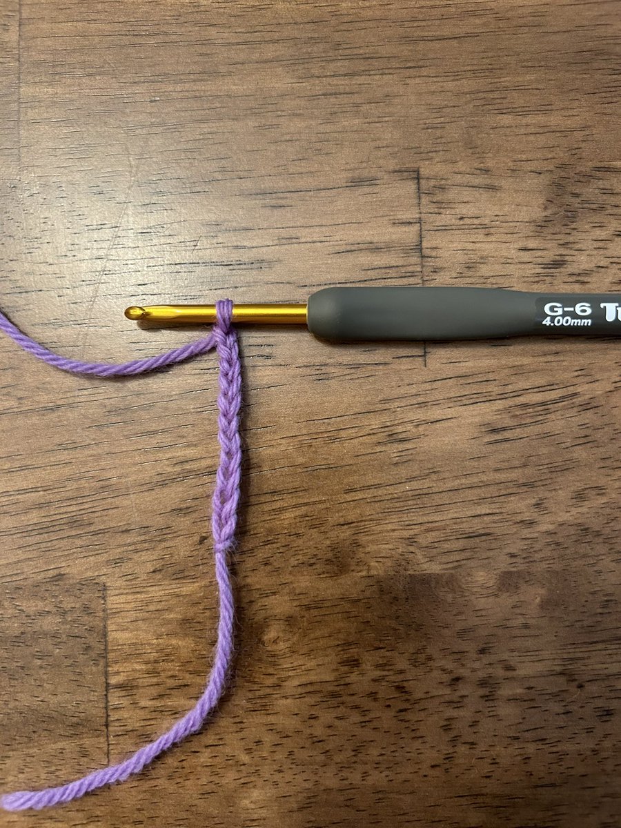 Phrutbat's tweet photo. Picked up a new hobby so I’m not lugging around my massive Cricut for a change! First attempt to tenth attempt at a slip knit/chain. Loved shopping my small town yarn shop and hope to go back! 🧶 https://t.co/hrUxmibW0o