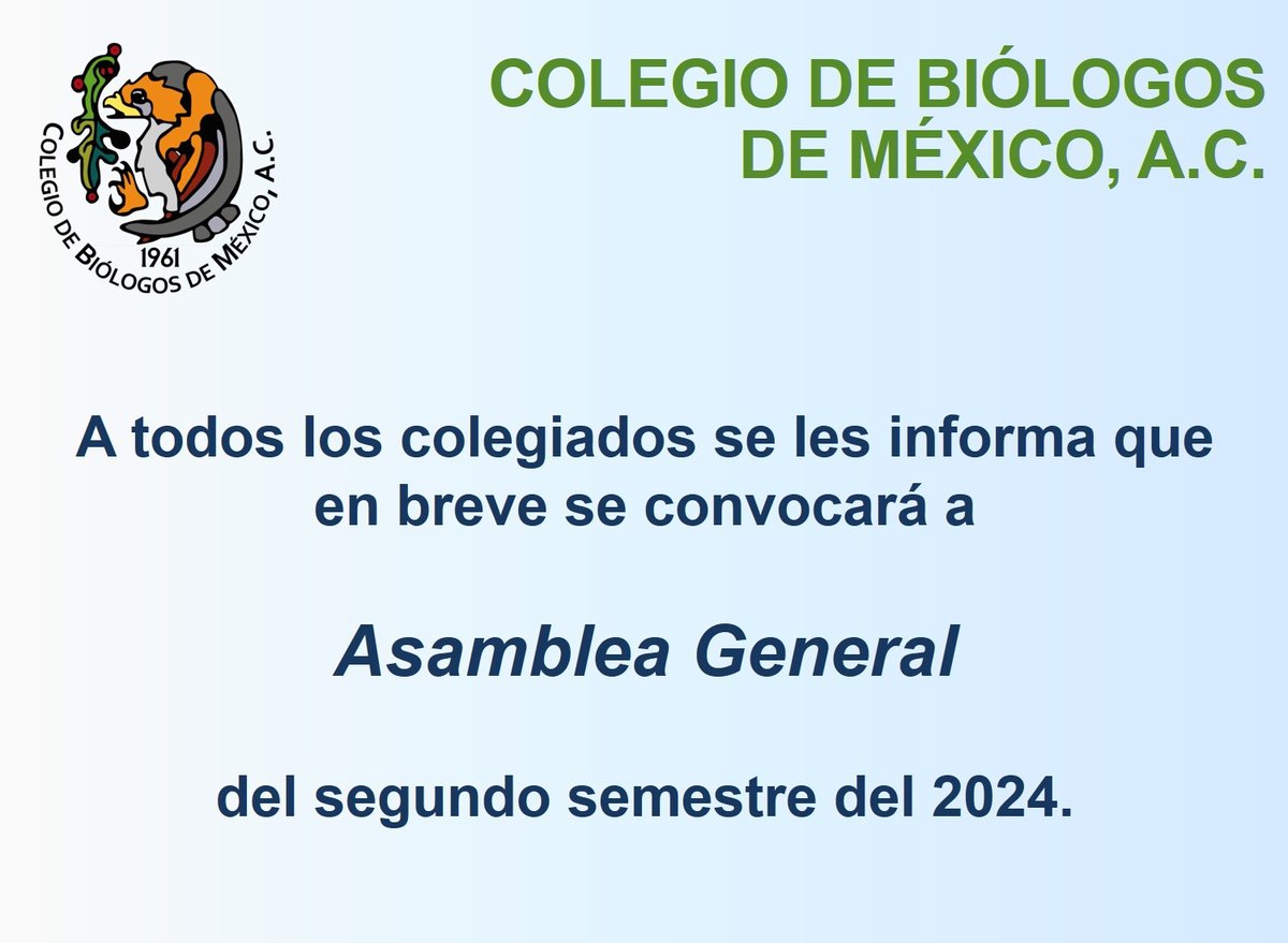 Colegio de Biólogos de México (@cbm_de_mex) on Twitter photo 