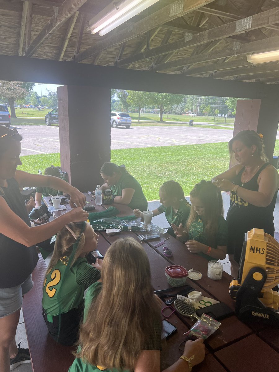 Soaking up all of these softball summer weekends before school starts back up!