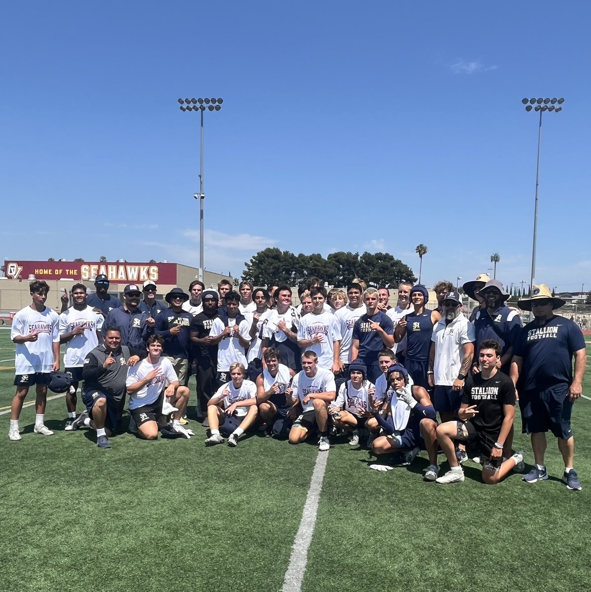 The SJH Stallions finish the summer 7’s circuit by going undefeated today winning the Ocean View Passing Tournament 28-14 over Downey HS. Next stop, fall camp! 

#NoBetterPlace 🏆