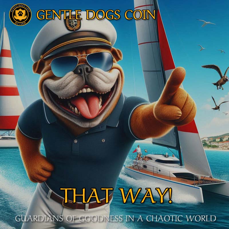GentleDogsCoin's tweet photo. Setting sail on a Sunday that’s got it all! 
We’re heading in the right direction. 🌊🐾
Stay tuned because there's something new every day from the GentleDogsClub. 
See the roadmap👉https://t.co/wpOsFQrKXp

#SundayFunday #RightDirection #AdventureAhead #DogCaptain #BoatingLife #GentleDogsClub #GentlDogscoin #GDCoin