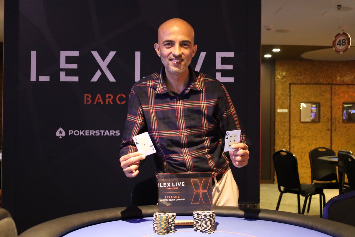 CasinoBarcelona's tweet photo. ♣️♦️MISTERY BOUNTY LEX #LexLiveBarcelona ♠️♥️
El Mistery Bounty #LexLive tiene ganador🔶
¡Enhorabuena al campeón!
El total de entradas al torneo ha sido de 2⃣0⃣9⃣
@PokerStars @PokerStarsSpain