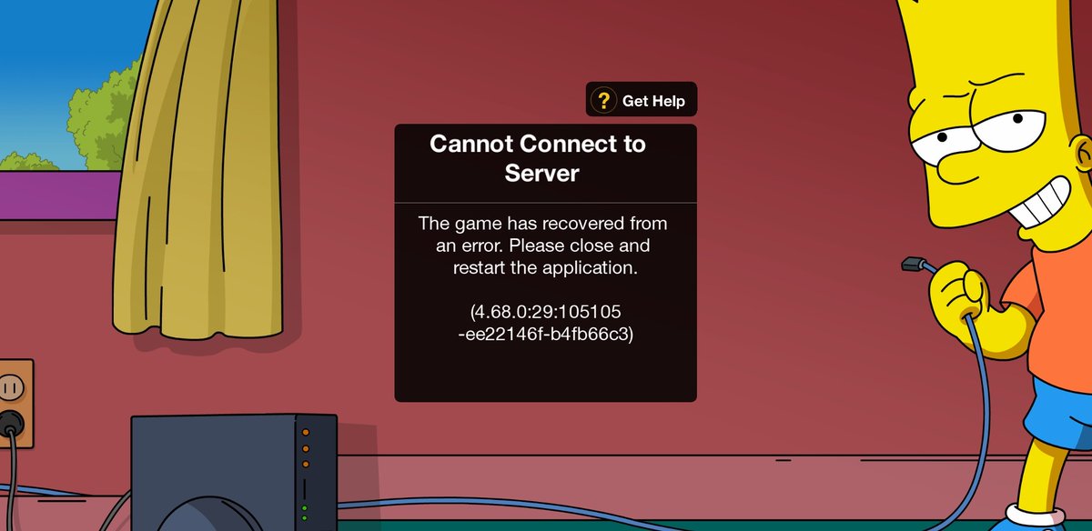 therealdev24's tweet photo. @EAHelp I've tried restarting it multiple time. Are the servers down? https://t.co/AuSGy1Dvh1