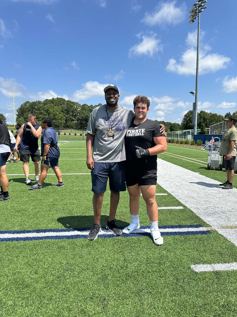 Had an amazing time competing <a href="/WingateFb/">Wingate Bulldogs Football</a>. I received some great coaching points and can't wait to be back! <a href="/RockJordan15/">Coach Jordan</a> <a href="/CoachUlassin/">Nick Ulassin</a> <a href="/Dabigman41/">Damien Jackson</a> <a href="/PorterRidgeFB/">Porter Ridge Football</a>