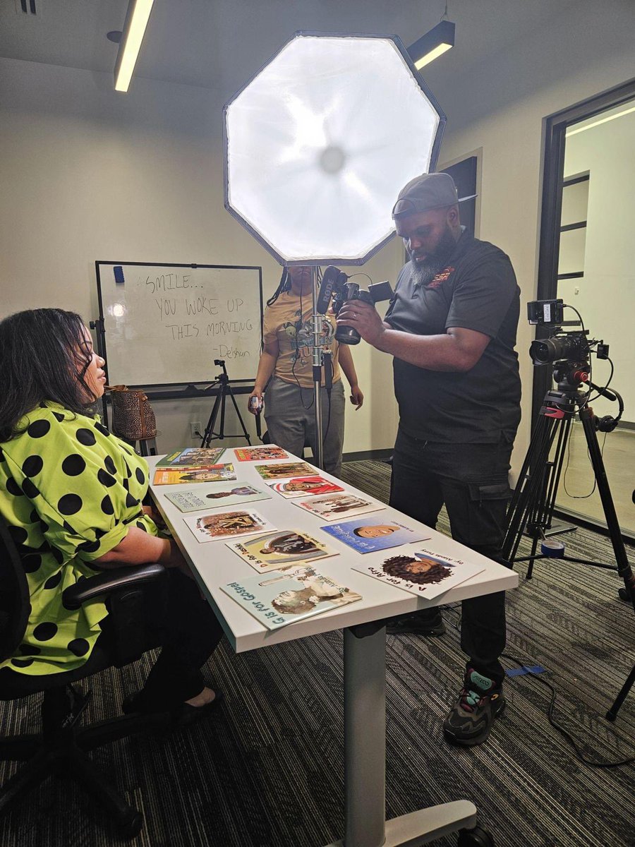 SoulBAcademy's tweet photo. About a month ago, I got in front of the camera 🎥 to talk about the gifts 🎁 I’ve released in the Earth. 
#TheSoulfulAlphabet
#TheNaomiTravelSeries
#ThePowerSeries (latest series)
Soon, you’ll be able to see it for yourself. To date I have officially self-published 12 books 📚 https://t.co/un9neuWoEX