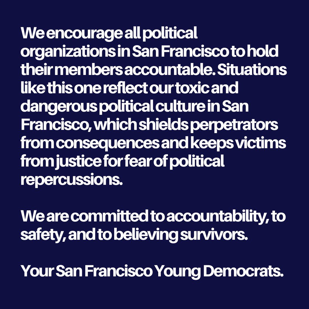 San Francisco Young Democrats tweet media
