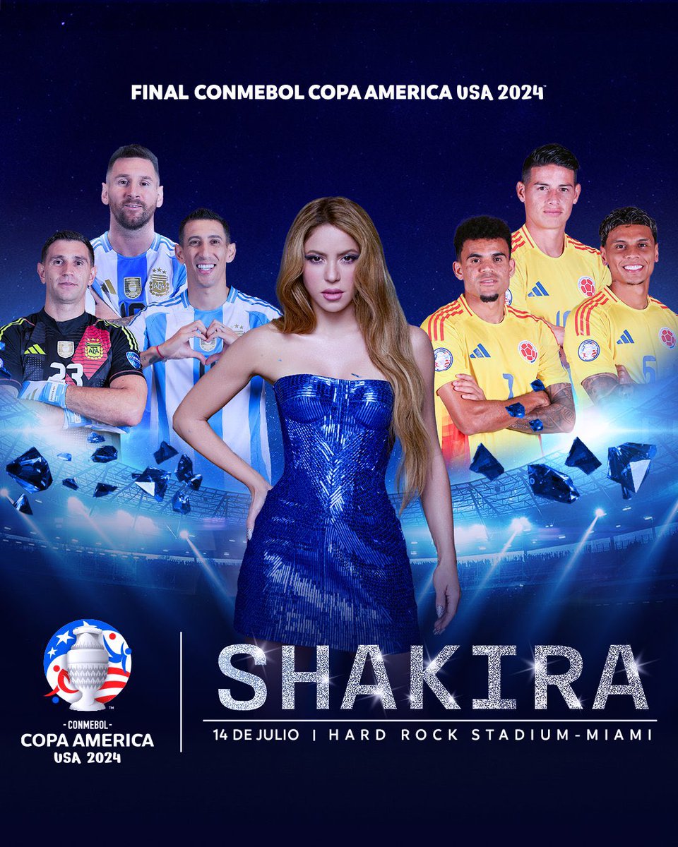 sudanalytics_'s tweet photo. ⚠️🏆 [CONFIRMADO] El ENTRETIEMPO de la FINAL de la Copa América va a durar 20 MINUTOS por el SHOW DE SHAKIRA.

El show durará 6 MINUTOS y otros 14 MINUTOS el armado (7') y desarmado (7') del escenario.

Vía @TyCSports. https://t.co/cwkFLbcmGl