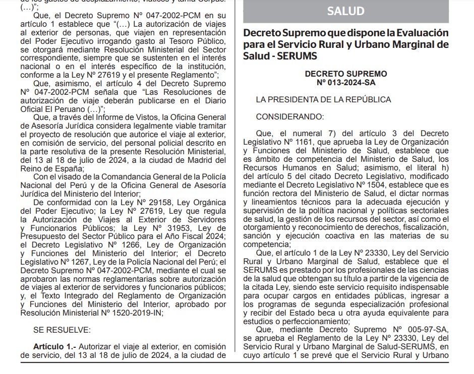 🚨¿Por qué no tenemos un sistema que garantice las competencias de los egresados de Medicina y otras carreras de salud que hacen su #SERUMS en las zonas más pobres? El Minsa reemplazó el requisito del Examen Nacional de Medicina por otra evaluación que estará a su cargo 🧵