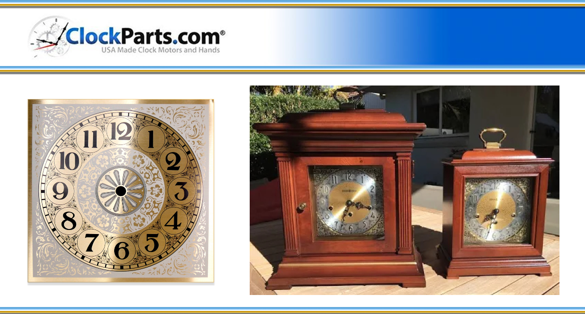 ClockPartsCom's tweet image. 🕰️ Add a touch of elegance to your home with our stunning square #clockdials, suitable for #MantelClocks featuring square clock faces. Perfect for any decor, these timeless pieces blend classic charm with modern design. clockparts.com/7-1-4-brushed-… #ClockRepair