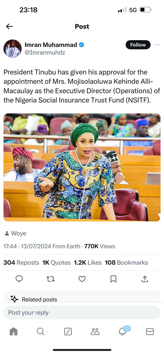OurFavOnlineDoc's tweet image. After we raised an alarm in 2020 that a Lagos lawmaker was reportedly diverting covid19 palliatives as personal birthday souvenirs, she lost her return bid to the house in 2022.

That’s the same woman that Tinubu has just given an appointment.

These people just won’t stop till…