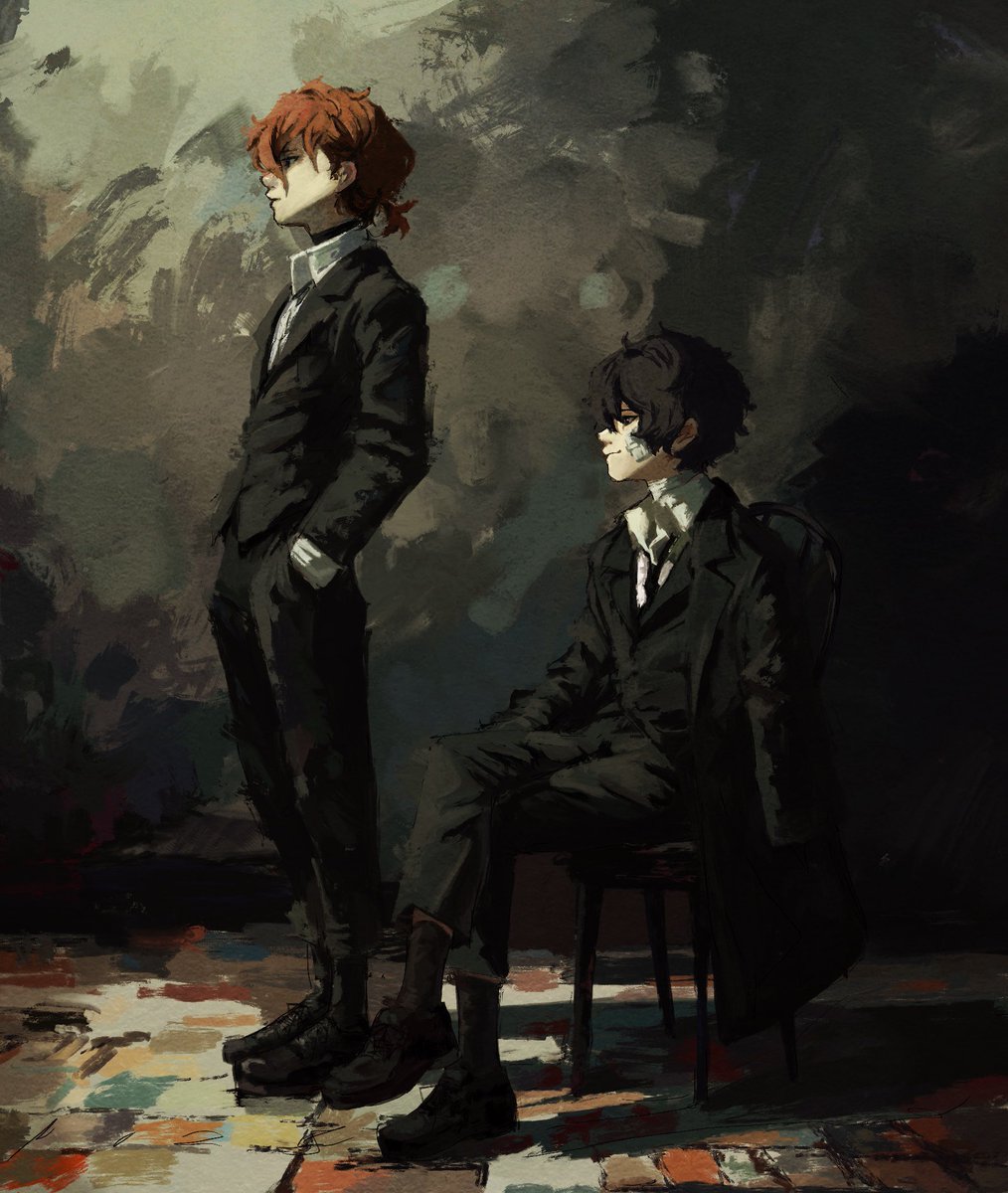 anelfchay's tweet photo. i’m not fully done with this but i can’t take it anymore
#bsd #Chuuya #DazaiOsamu #bsdtwt #soukoku https://t.co/8QvBJXRPSr