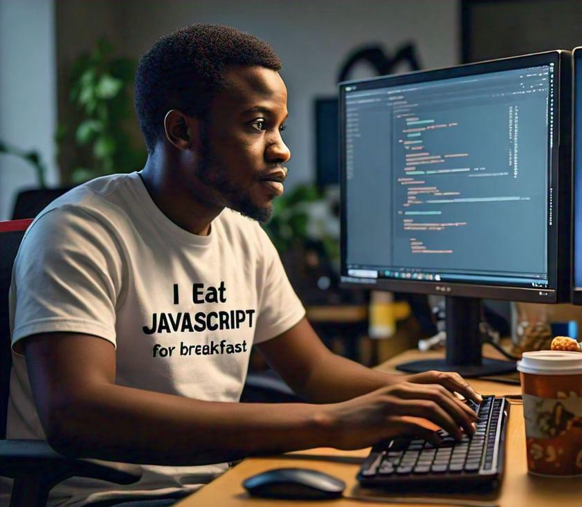 DevP_B's tweet image. JavaScript is an all-rounder language can be used to do cool and crazy stuff. Being a JavaScript developer is 😎. Who agrees with me 
#javascript #developer #codefact