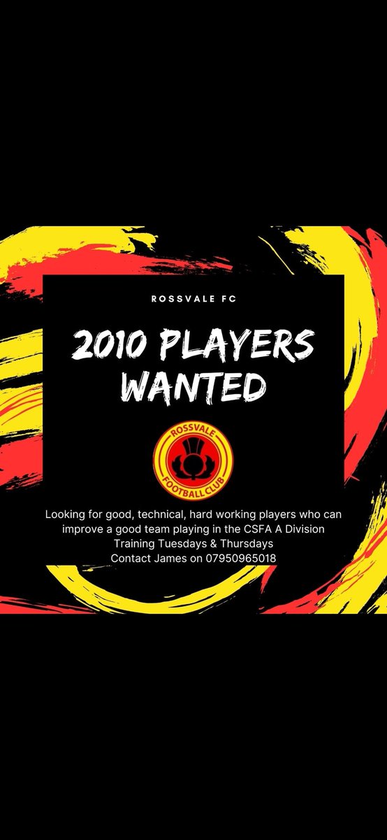 rossvale fc 2010 tweet media