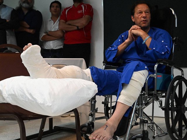 Imran Khan’s is more cooler when you realise he had 3 bullets in his leg during this!