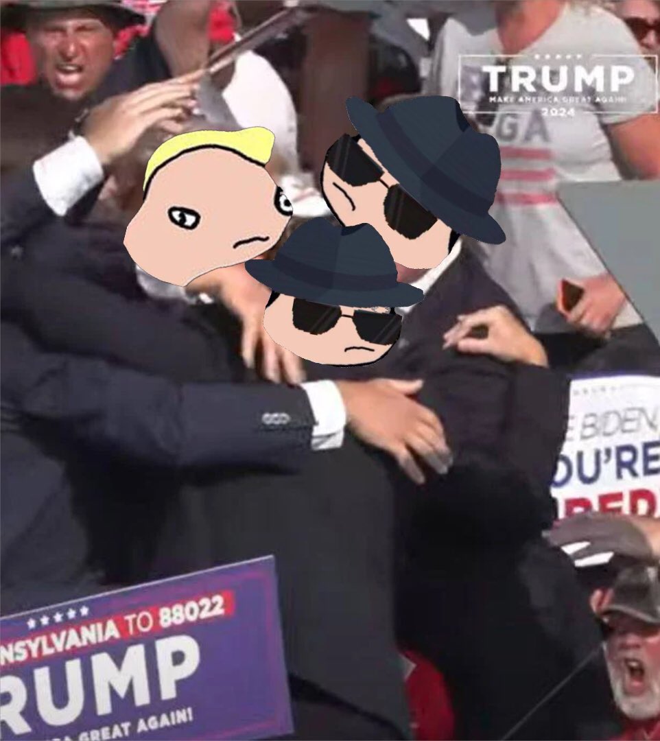 <a href="/DeItaone/">*Walter Bloomberg</a> Damn right we are. Prez is Safe! 

Hodl tight! Perp will be found! 

$Secrot 
#ShadesStayOn