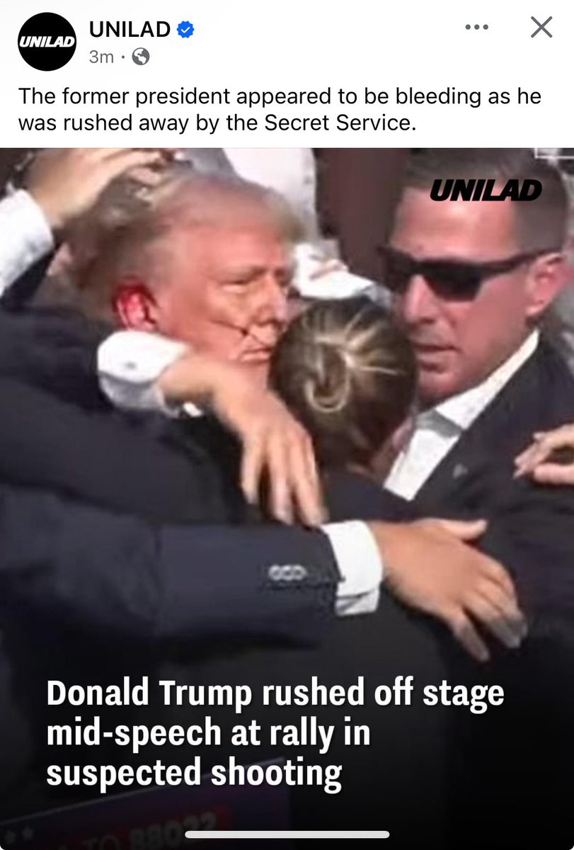 Omg! #Assassination attempt on #Trump   This is REAL people! #election2024 #DonaldTrump rally #Pennsylvania